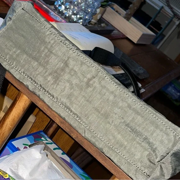 NEW Kipling Elysia Carry Handles w/Crossbody Strap Bag in Green Moss NO MONKEY - Picture 5 of 9